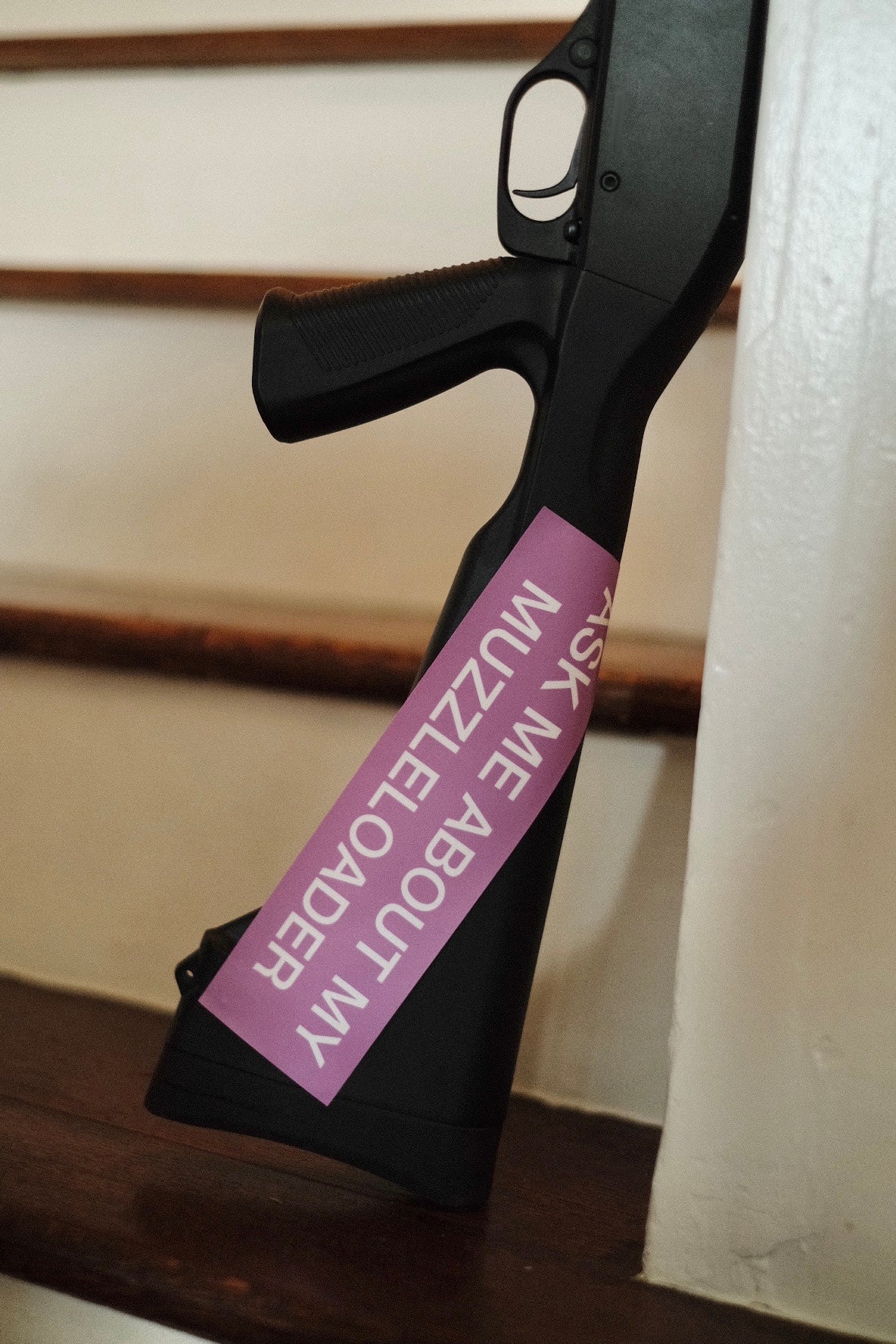 Ask me about my muzzleloader